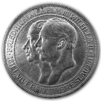 Deutsches Kaiserreich 3 Mark Universitt Breslau 1911 15g Silber