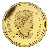 Kanada - 0.25 CAD Polarhase 2017 - 0,5g Gold PP