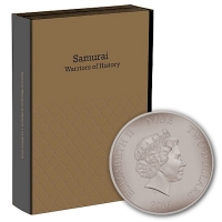 Niue - 2 NZD Warriors of History Samurai 2016 - 1 Oz Silber