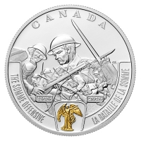 Kanada - 20 CAD WW1 Offensive an der Somme 2016 - 1 Oz Silber