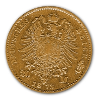Deutsches Kaiserreich - 20 Mark Ludwig II Bayern - 7,16g Gold