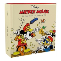 Niue - 2 NZD Disney Mickey Mouse Die Band 2016 - 1 Oz Silber