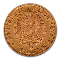 Deutsches Kaiserreich - 10 Mark Friedrich Baden - 3,58g Gold