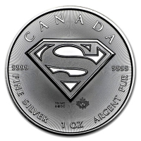 Kanada - 5 CAD Superman 2016 - 1 Oz Silber