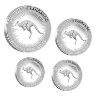 Australien - 1,85 AUD PerthMint Knguru 2016 - 4-Coin-Set Silber Proof