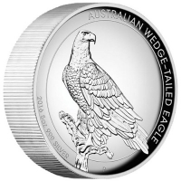 Australien - 8 AUD Wedge Tailed Eagle 2016 - 5 Oz Silber PP HR