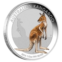 Australien - 0,5 AUD Känguru ANDA Melbourne Special - 1/2 Oz Silber Color