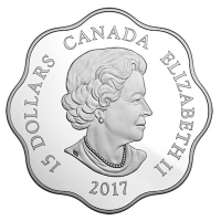 Kanada - 15 CAD Lunar Hahn 2017 - Silber Lotus