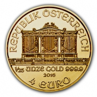 Österreich - 4 EUR Wiener Philharmoniker - 1/25 Oz Gold