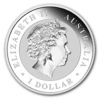 Australien 1 AUD Kookaburra 2017 1 Oz Silber Rückseite