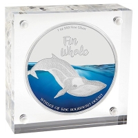 Pitcairn Island - 2 NZD Walserie Finnwal 2016 - 1 Oz Silber