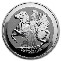 British Virgin Islands - 1 Dollar Pegasus 2017 - 1 Oz Silber