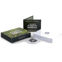 Kongo - 5000 Francs Gorilla 2016 - 1 Oz Silber PP Color