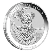 Australien - 0,5 AUD Koala 2015 - 1/2 Oz Silber (19%)