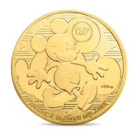 Frankreich - 50 EUR Jugendliche Mickey Maus 2017 - 1/4 Oz Gold