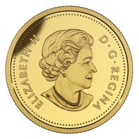 Kanada - 0.25 CAD Polarhase 2017 - 0,5g Gold PP