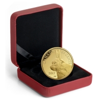 Kanada - 0.25 CAD Polarhase 2017 - 0,5g Gold PP