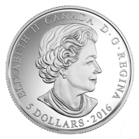 Kanada - 5 CAD Geburtssteine: Dezember 2016 - Silber PP