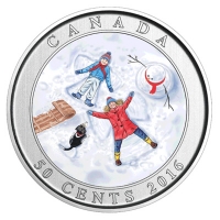 Kanada - 0,50 CAD Schneeengel 2016 - 3D Mnze