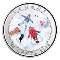 Kanada - 0,50 CAD Schneeengel 2016 - 3D Mnze