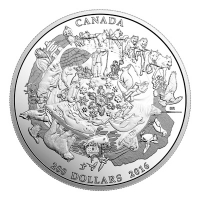 Kanada - 200 CAD $200 for $200 Eisige Arktis 2016 - 2 Oz Silber