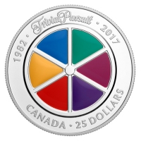 Kanada - 25 CAD 35 Jahre Trivial Pursuit 2017 - 1 Oz Silber PP
