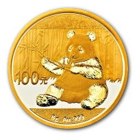 China - 100 Yuan Panda 2017 - 8g Gold