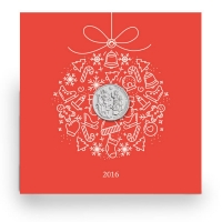 Grobritannien - 20 GBP Weihnachtsgeschichte 2016 - Silber