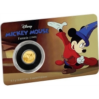 Niue - 2,5 NZD Disney Mickey Mouse Fantasia 2017 - 0,5g Gold