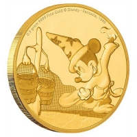 Niue - 2,5 NZD Disney Mickey Mouse Fantasia 2017 - 0,5g Gold