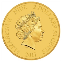 Niue - 2,5 NZD Disney Mickey Mouse Fantasia 2017 - 0,5g Gold
