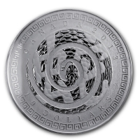 Kanada - 10 CAD Lunar Schlange 2013 - 1/2 Oz Silber China