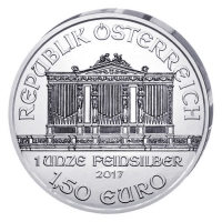 sterreich - 1,5 EUR Wiener Philharmoniker 2017 - 1 Oz Silber