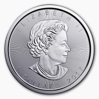 Kanada - 5 CAD Maple Leaf 2017 - 1 Oz Silber
