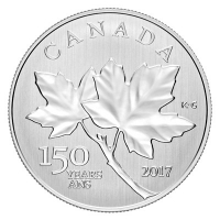 Kanada - 10 CAD Silber Maple Leaf 2017 - 1/2 Oz Silber