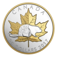 Kanada - 25 CAD Zeitlose Ikonen 2017 - 1 Oz Silber Piedfort