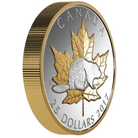 Kanada - 25 CAD Zeitlose Ikonen 2017 - 1 Oz Silber Piedfort