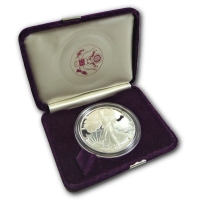 USA - 1 USD Silver Eagle 1987 - 1 Oz Silber PP Etui