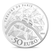 Frankreich - 50 EUR Institut de France 2016 - Silber PP