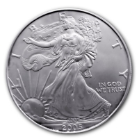 USA - 1 USD Silver Eagle 2005 - 1 Oz Silber