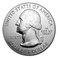 USA - 0,25 USD Iowa Effigy Mounds 2017 - 5 Oz Silber