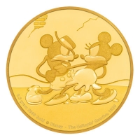 Niue - 2,5 NZD Disney Mickey Mouse Gallopin Gaucho 2017 - 0,5g Gold