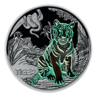 sterreich - 3 EUR Tier Taler Tiger 2017 - Mnze