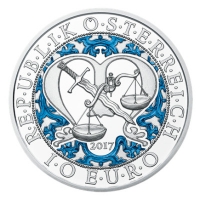 sterreich - 10 Euro Schutzengel Michael - Silber Proof