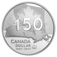 Kanada - 1 CAD 150 Jahre Kanada 2017 - Silber PP