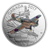 Kanada - 20 CAD Flugzeuge WW2: Avro Anson - 1 Oz Silber