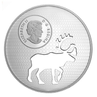 Kanada - 30 CAD Cutout Karibu 2017 - 1,7 Oz Silber