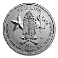 Kanada - 2 CAD Teufelsbrigade 2014 - 1/2 Oz Silber
