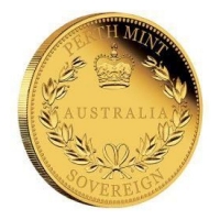 Australien - 25 AUD Sovereign 2017 - 1/4 Oz Gold PP