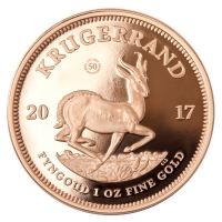 Südafrika - Krügerrand 2017 - 1 Oz Gold Proof Privy 50 Jahre